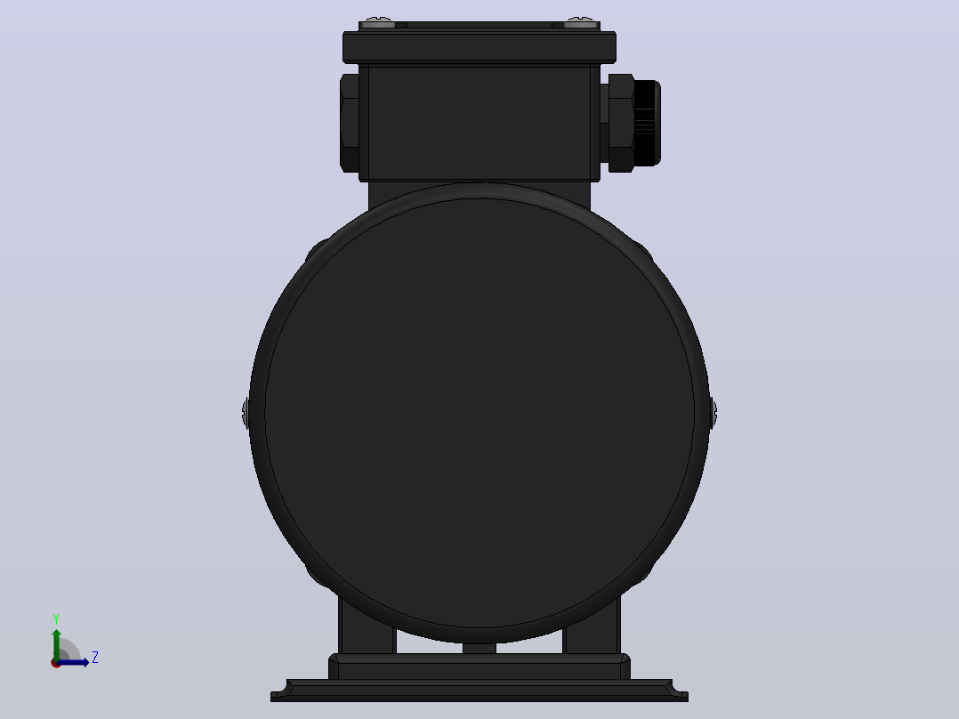 LDPB2系列离心泵[LDPB2-30 单相] (2)左视图