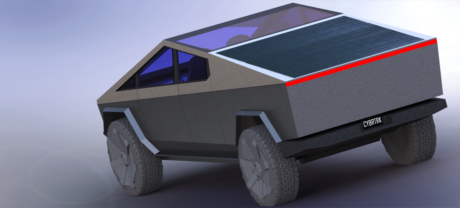 特斯拉汽车模型-皮卡cybertruck