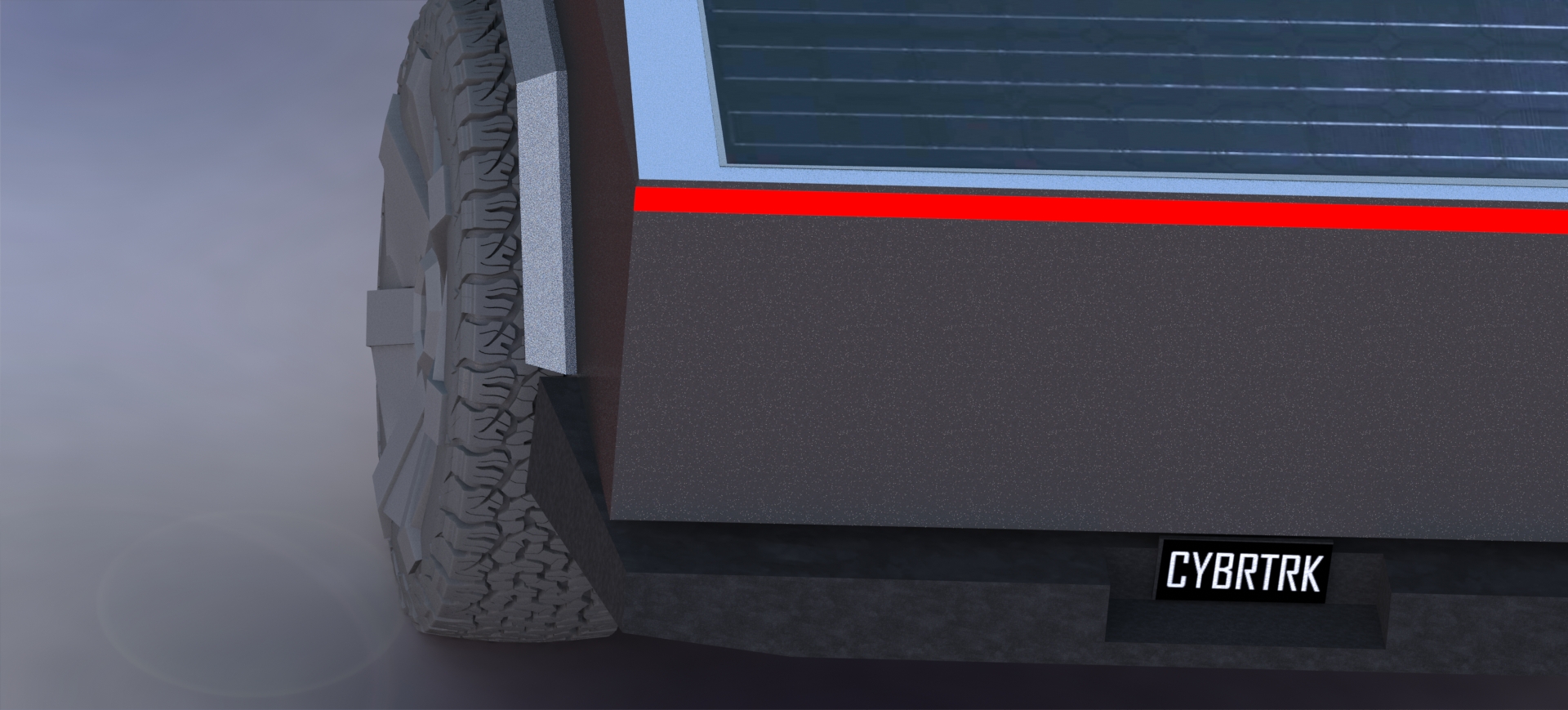 特斯拉汽车模型-皮卡cybertruck