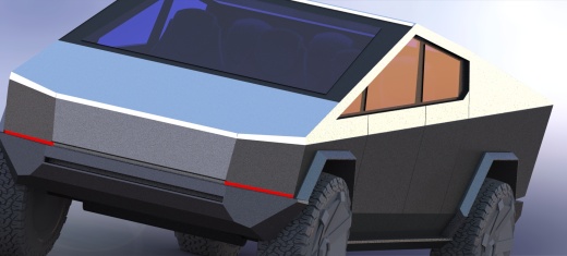 特斯拉汽车模型-皮卡cybertruck缩略图