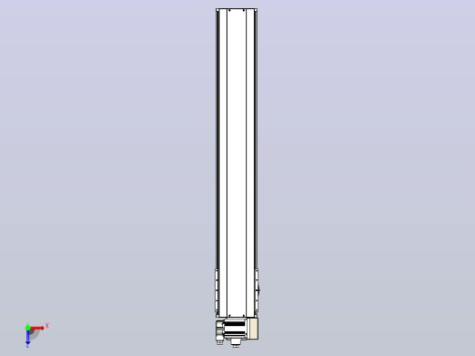 皮带直线轴半封闭可选导轨TPA-HNB-220D-176-L1250-RU-C-P1K-N3俯视缩略图