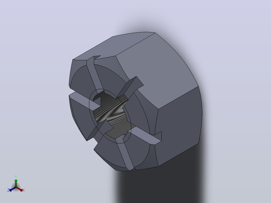 多套GBT39-GBT18230方形和六角形螺母3D模型Solidworks设计正等轴测图