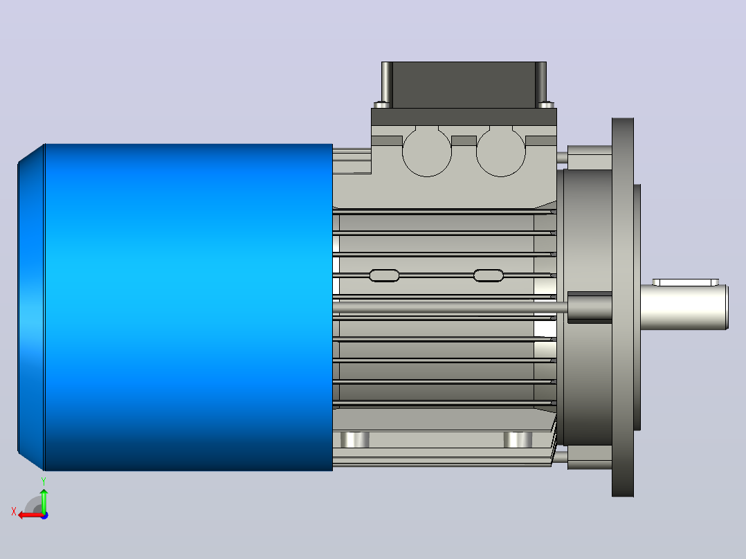 Motovario摩多利电机 DB090SIC411B520024X50NOMSS-NOA001-STD1后视图