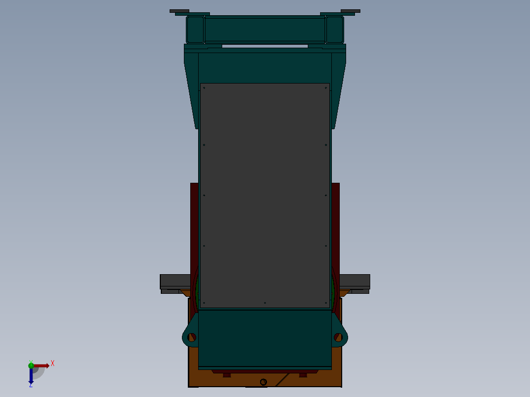 B3248-焊接翻转机俯视图