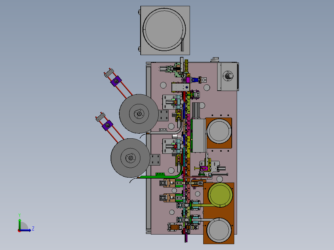 ZDH-CHAZ-001 RJ系列插PIN检测自动机左视图
