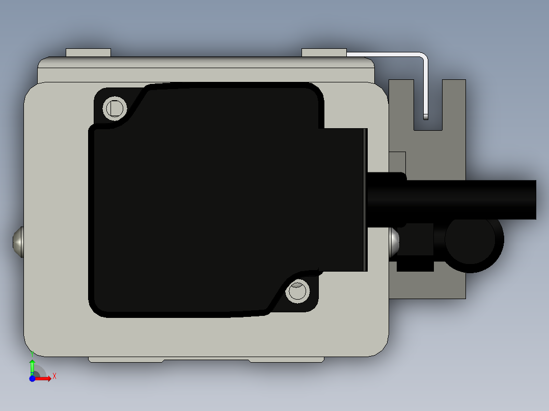 Toyo东佑达直线模组-ECH6-250-BC+煞車-M5前视图