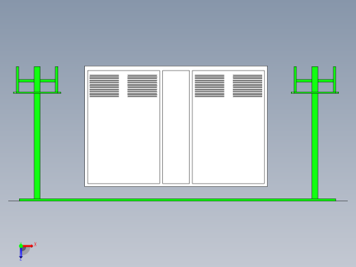 快递柜模型俯视缩略图