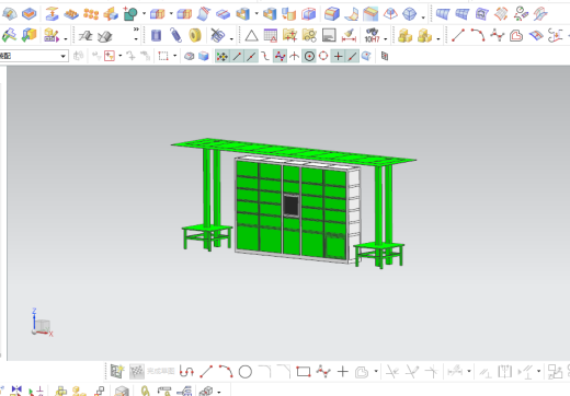 快递柜模型缩略图