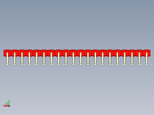 彩色公排针 100mil 2.54mm 系列-DS1022_red_1x20p_100mil_TypeD_rev1.0后视缩略图