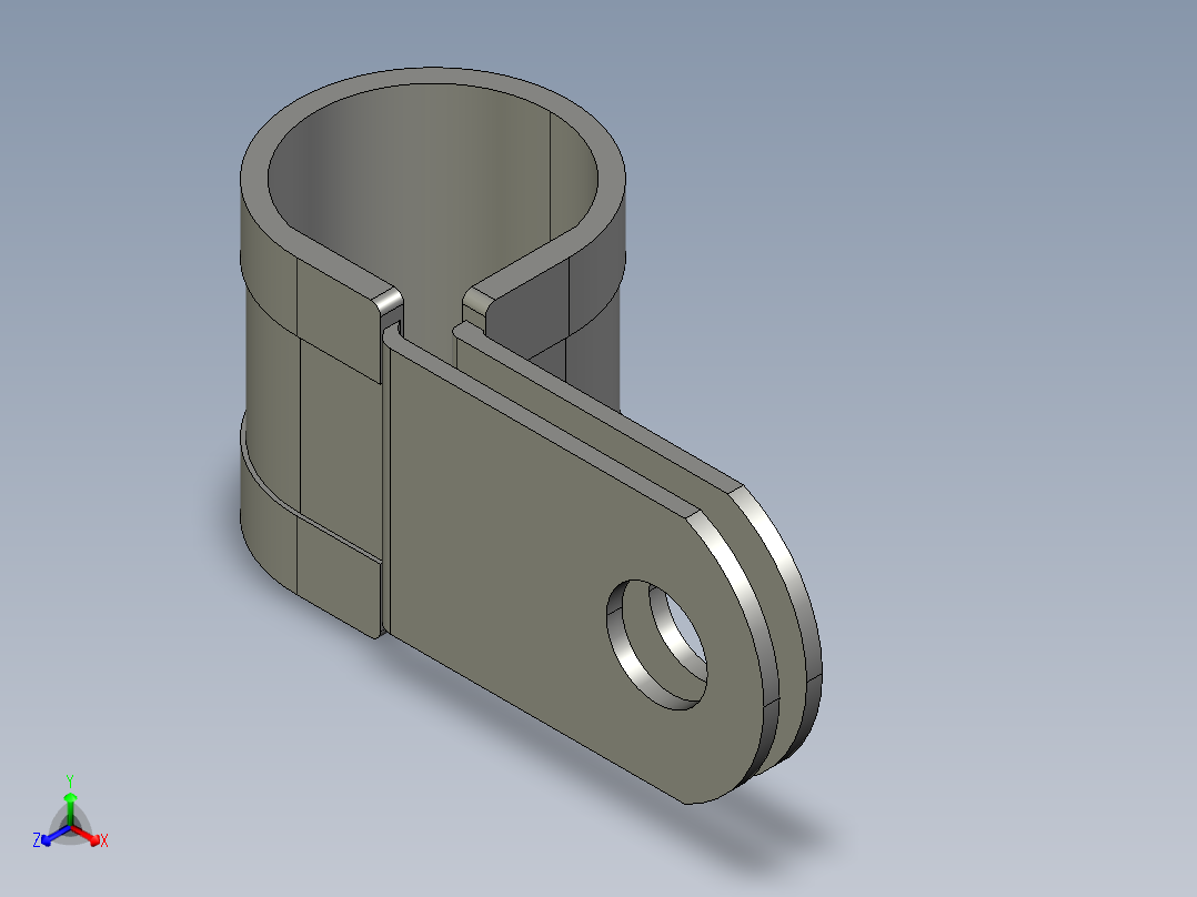 带氯丁橡胶插入件的+P+形夹