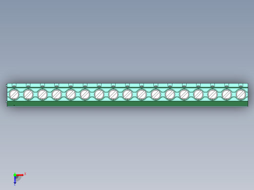 DEGSON DG636 系列 6.357.629.52mm 接线端子-DG636-7.62-17P-14-00AH俯视缩略图