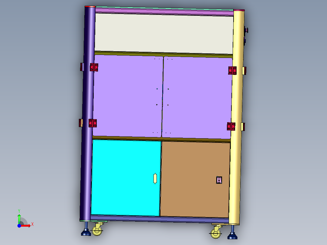 电路基板堆叠机前视图