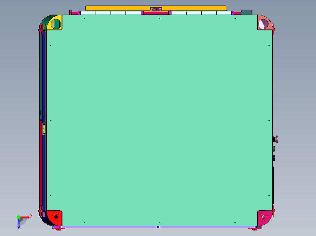 电路基板堆叠机俯视图