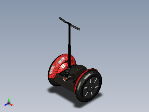 平衡车正等轴测缩略图