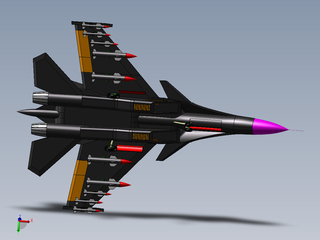 俄罗斯su27战斗机 3