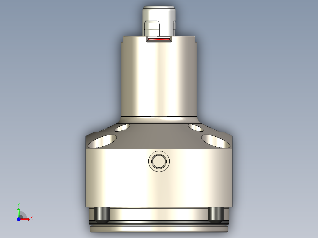 KOSMEKSFA3000-M1N-130-H65多系列多零件图纸模型多系列多零件图纸模型前视图