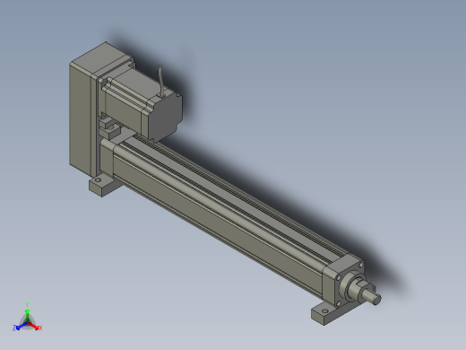 FXKD075侧法兰折返电动缸负载