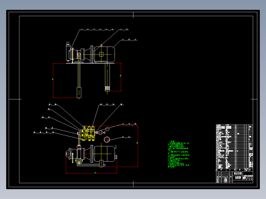 液压泵站装配及原理设计图915808==30