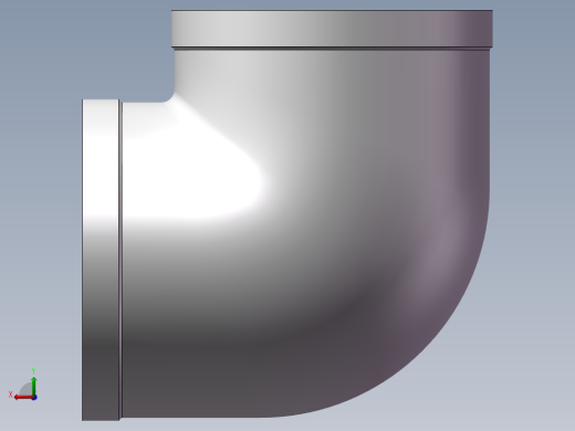 弯头-90°等径 DN100后视缩略图