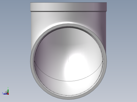 弯头-90°等径 DN100右视缩略图