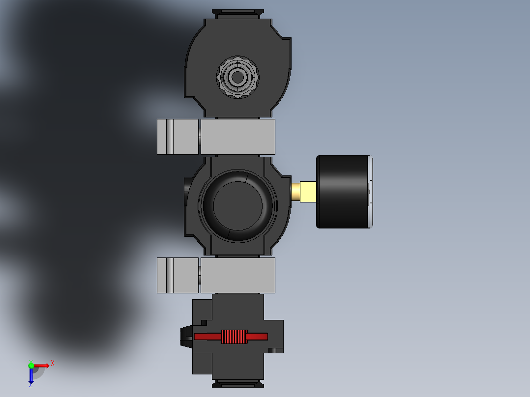 KIT FILTRO REGULADOR LUBRIF. DRENO AUTO 1-2 (BL74-XXX)俯视图