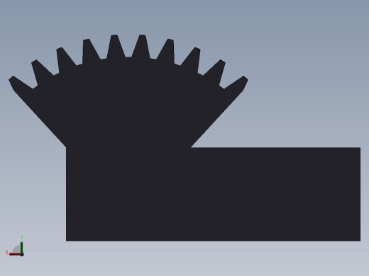 S31 扇形齿轮后视缩略图