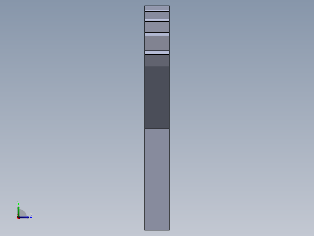 S31 扇形齿轮左视图