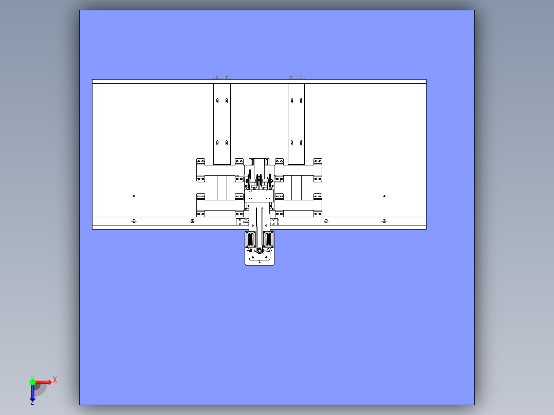 手动升降机俯视图