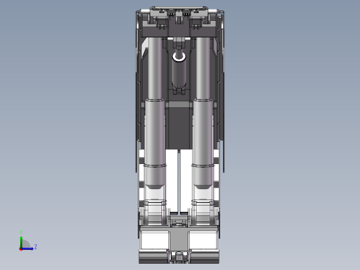 掩护式液压支架1415020左视缩略图