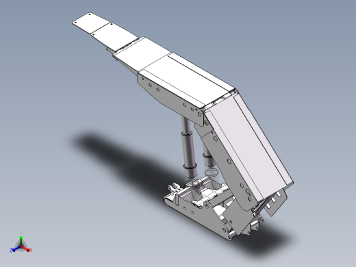 掩护式液压支架1415020正等轴测缩略图
