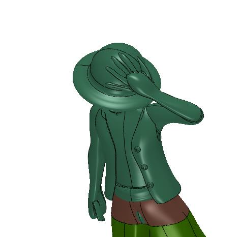 笑脸大笑路飞二次元模型