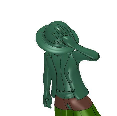 笑脸大笑路飞二次元模型缩略图