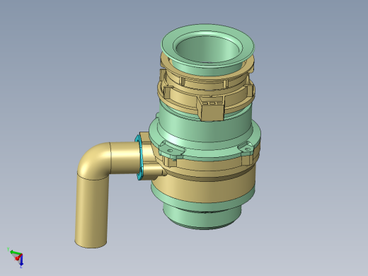 食品垃圾处理器设计（三维图+CAD图纸+说明）