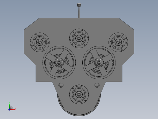 30T水井钻机3D数模图纸 Solidworks19设计前视缩略图
