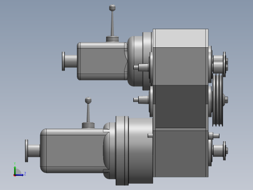 30T水井钻机3D数模图纸 Solidworks19设计左视缩略图