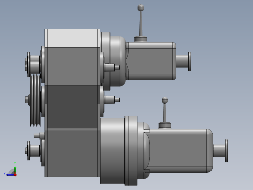 30T水井钻机3D数模图纸 Solidworks19设计右视缩略图