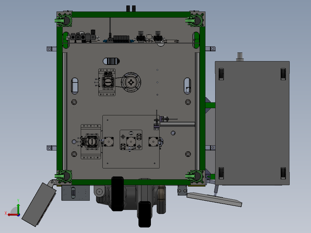 电机气密测试及电性能测试设备sw16可编辑后视图