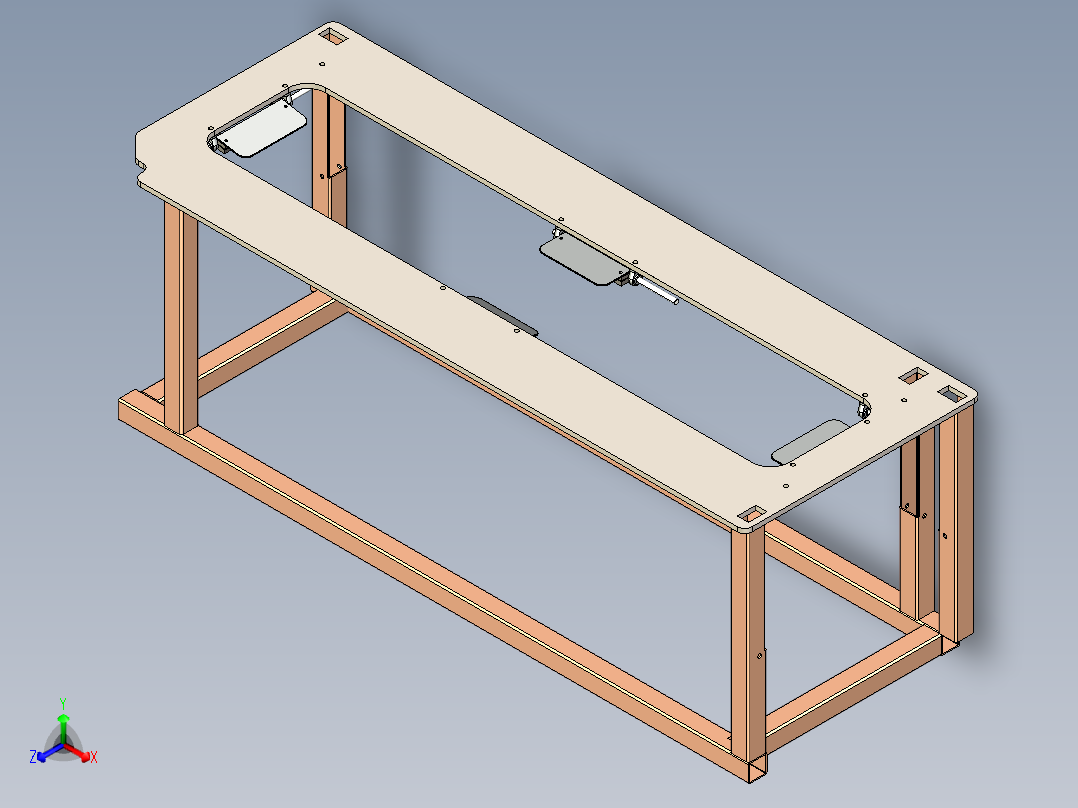 食品厂装箱方案creo正等轴测图