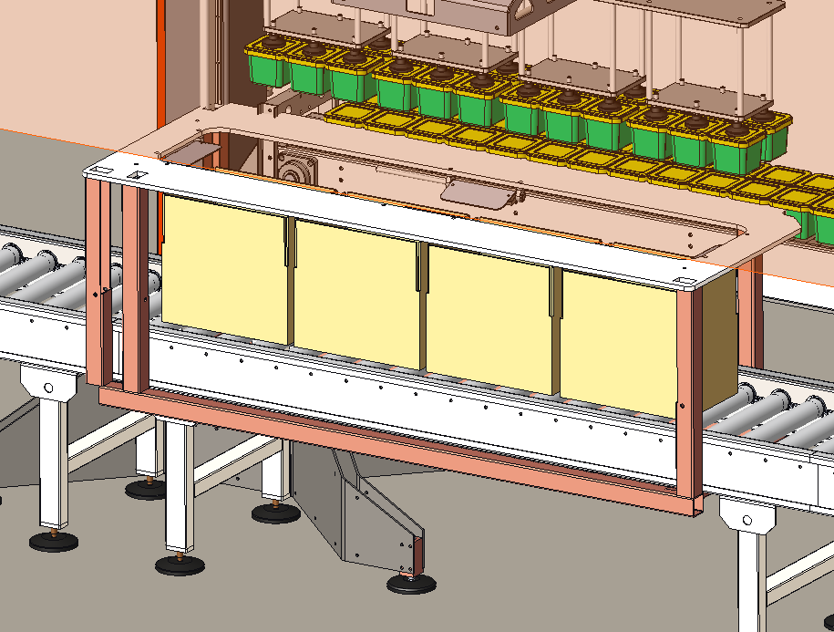 食品厂装箱方案creo