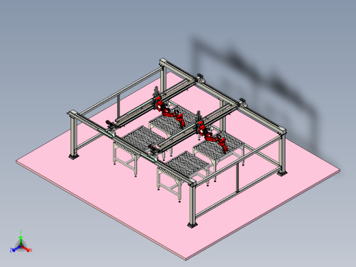 龙门双机器人吊装焊接工作站设计