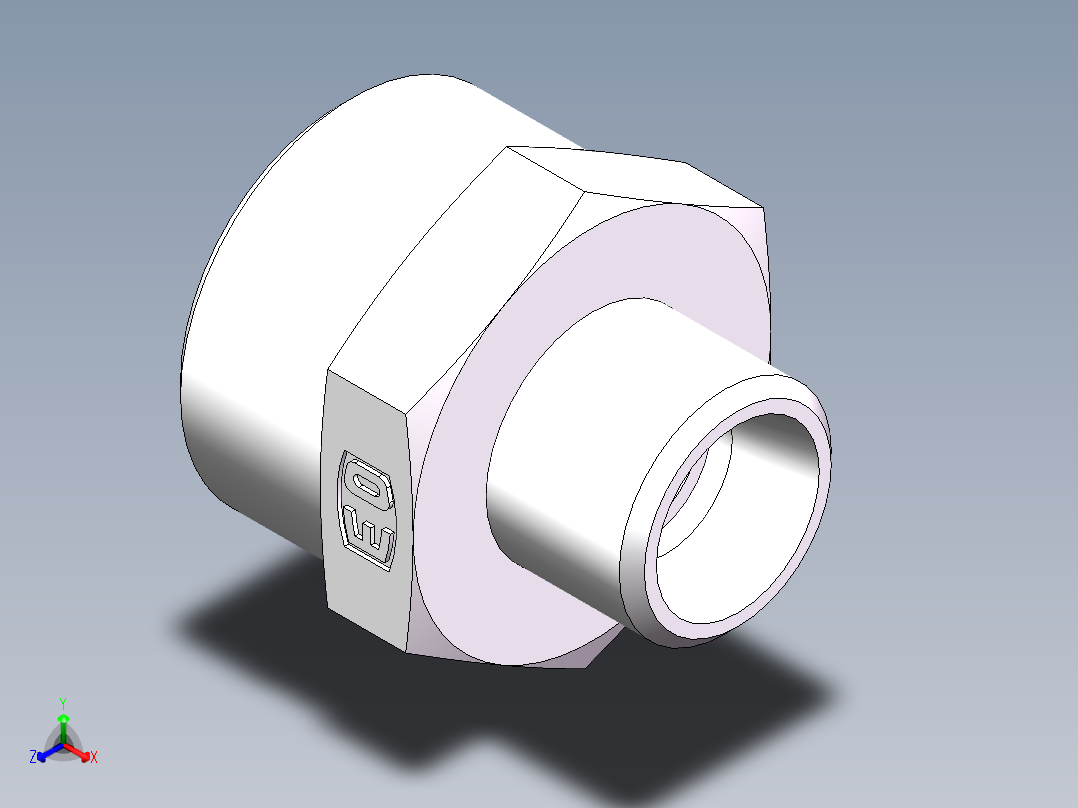 直通变径-GR、1C-16-26主视图
