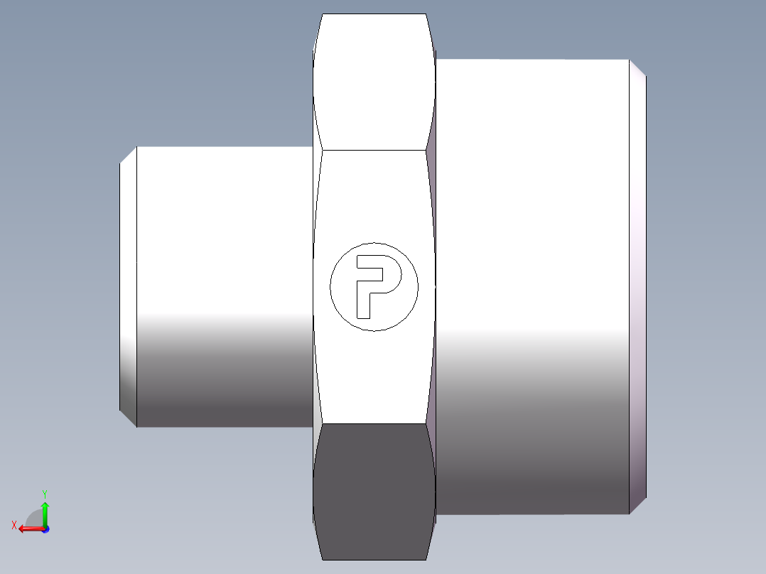直通变径-GR、1C-16-26后视图