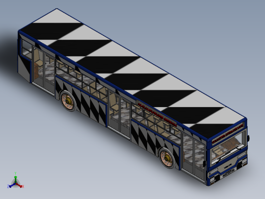 客车、公交车(40)正等轴测缩略图