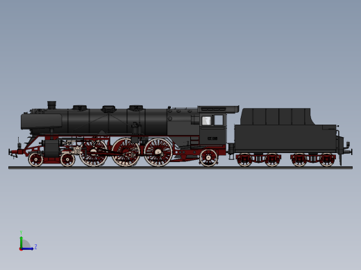 火车、动车、高铁(59)左视缩略图