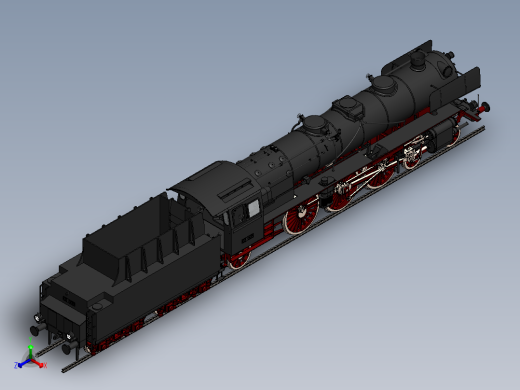 火车、动车、高铁(59)正等轴测缩略图