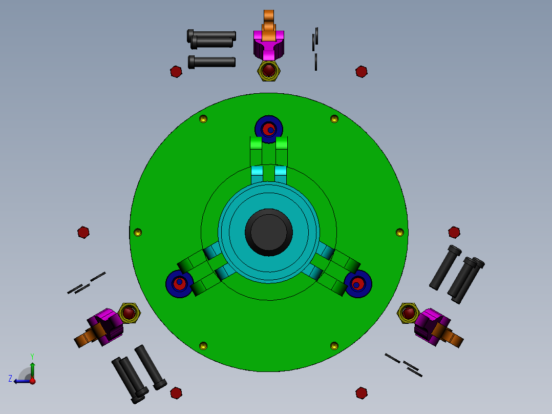 离合器(6)右视图