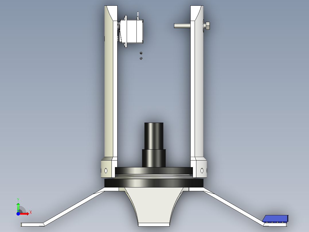 哨兵炮塔基地前视图