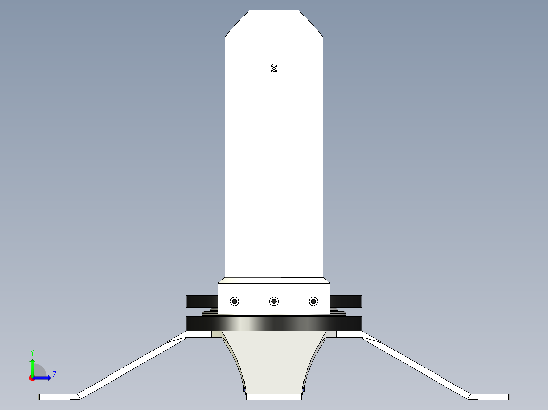 哨兵炮塔基地左视图