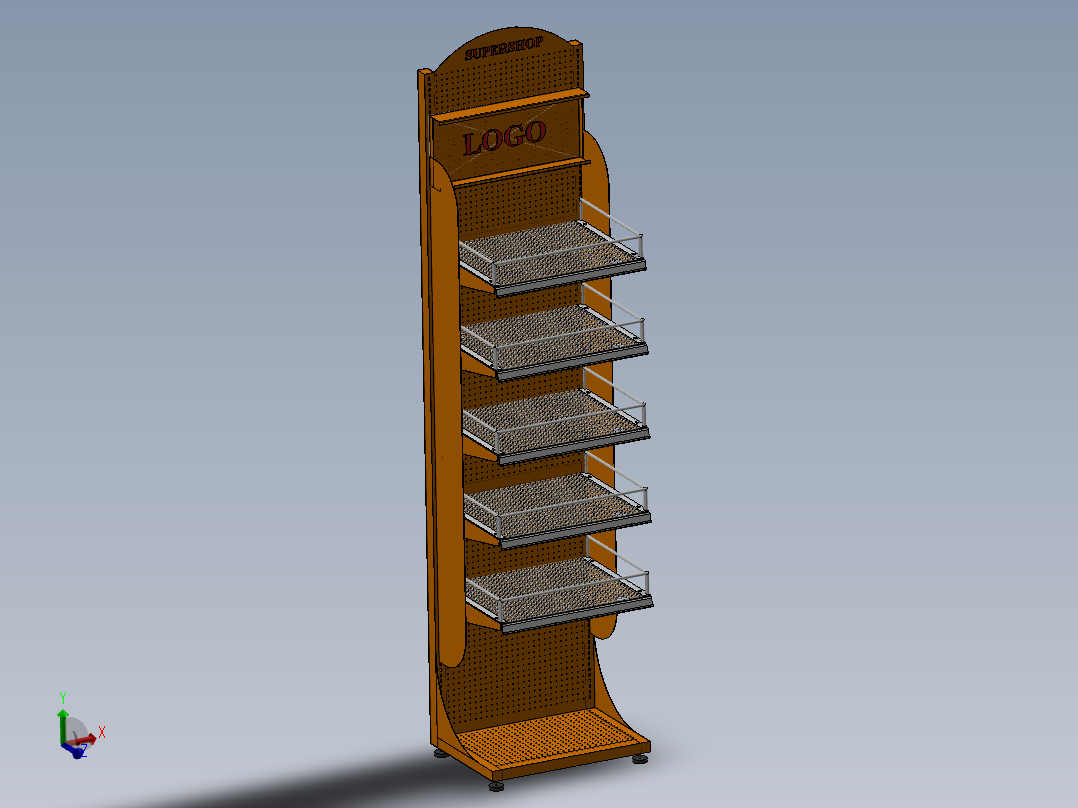 货架、商店展示架
