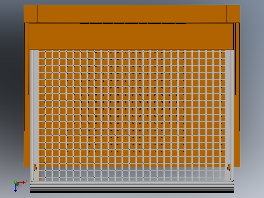 货架、商店展示架俯视图